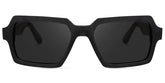 Arthur Geometric Black Sunglasses