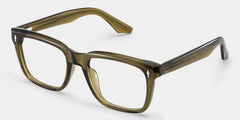 Fletcher Rectangle Brown Glasses