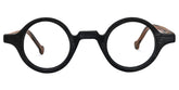 Arale Round Black Glasses