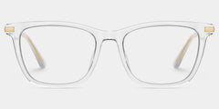 Selena Rectangle Clear Glasses