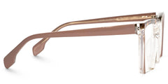 Misty Square Brown Glasses