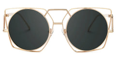 Ybarra Geometric Gold Glasses