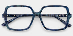 Elena Blue Tortoise Square Glasses