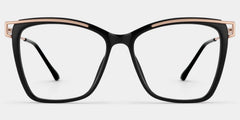 Krystle Square Black Glasses
