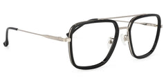 Nayeli Aviator Black-Silver Glasses