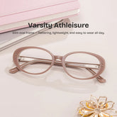 Lennon Brown Oval Glasses