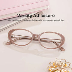Lennon Brown Oval Glasses