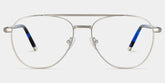 Calvin Aviator Silver Glasses