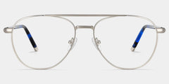 Calvin Aviator Silver Glasses