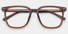 Eliza Dark Brown Square Glasses