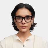Julian Square Black Glasses
