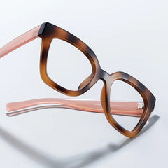 Malcolm Square Burnt Umber Glasses