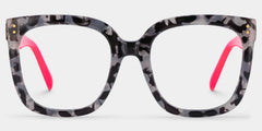 Ebony Square Gray-Tortoise Glasses