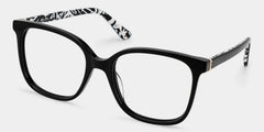 Caroline Black Square Glasses