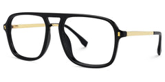 Kilworth Aviator Black Glasses