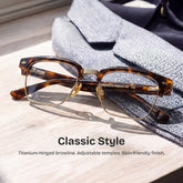 Landon Browline Tortoise Glasses