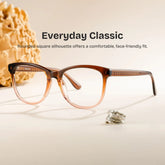 Julia Two-tone Rectangle Glasses