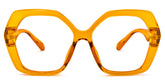 Piper Geometric Earthy-Yellow Glasses