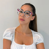 Kira Butterfly Cow Glasses