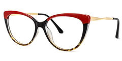 Marcus Cateye Red Glasses