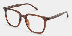 Eliza Dark Brown Square Glasses