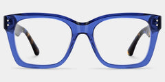 Gaydeh Rectangle Blue Glasses