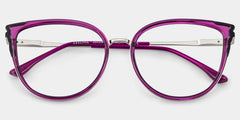 Estrada Cateye Purple Glasses