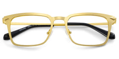 Chaney Rectangle Gold Glasses