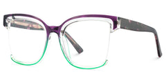 Cadogan Square Purple-Green Glasses