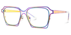 Foday Geometric Iridescent Glasses