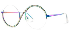 Jaila Round Iridescent Glasses