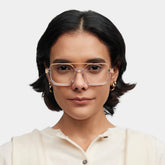 Oromiya Aviator Clear Glasses