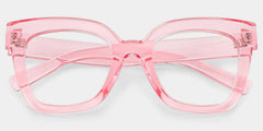 Malcolm Square Pink Glasses
