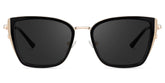Juniper Rectangle Black Sunglasses