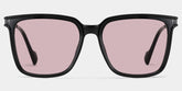 Zeyna Square Black Sunglasses
