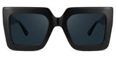 Brandon Square Black Sunglasses