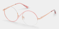 Flozif Round Pink Glasses