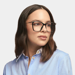 Krystle Square Black Glasses