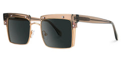 Kiana Square Beige Glasses