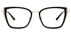 Juniper Rectangle Black Glasses