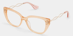 Alma Butterfly Beige Glasses
