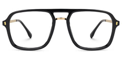 Kilworth Aviator Black Glasses