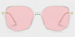 Payton Geometric Clear Glasses