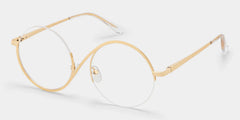 Flozif Round Gold Glasses
