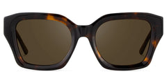 Rhea Square Tortoise Polarized Sunglasses