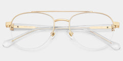 Emily Aviator Light Gold Glasses