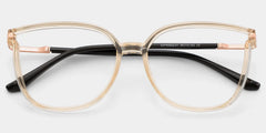 Annalisa Square Beige Glasses
