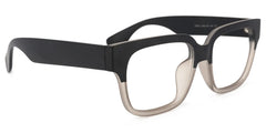 Colin Rectangle Black-Gray Glasses