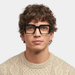 Bobbee Square Black Glasses