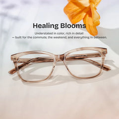 Sawyer Brown Rectangle Glasses